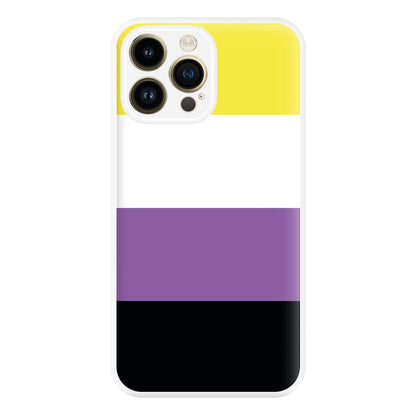 Non-Binary Flag - Pride Phone Case for iPhone 14 Pro Max