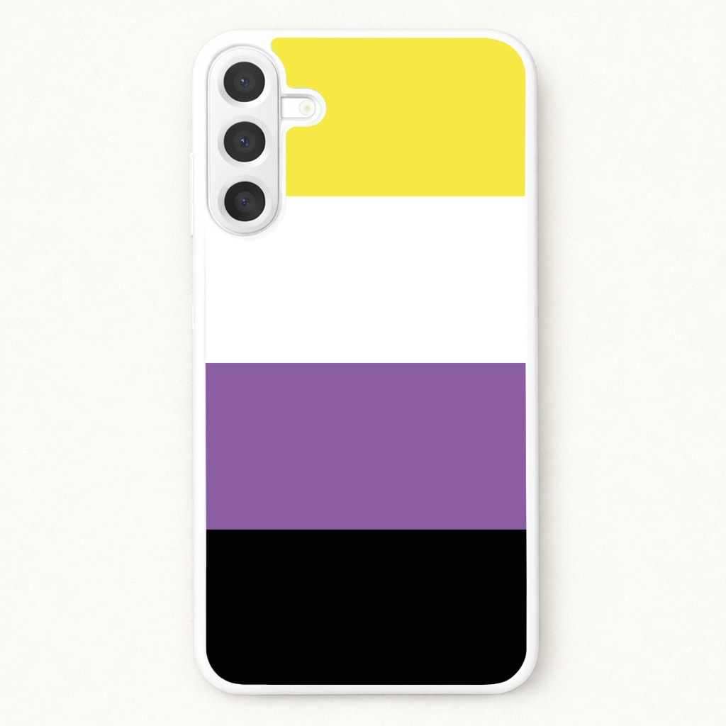 Non-Binary Flag - Pride Phone Case for Galaxy A17