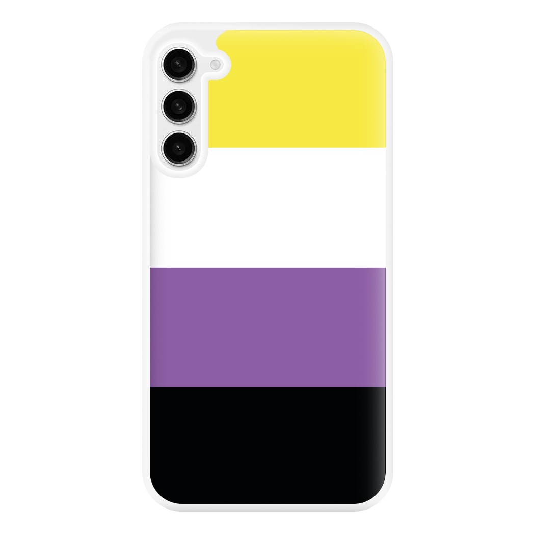 Non-Binary Flag - Pride Phone Case for Galaxy S23FE