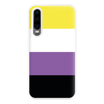 Non-Binary Flag - Pride Phone Case for Huawei P30