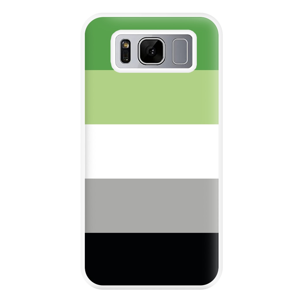 Aromantic Flag - Pride Phone Case for Galaxy S8 Plus