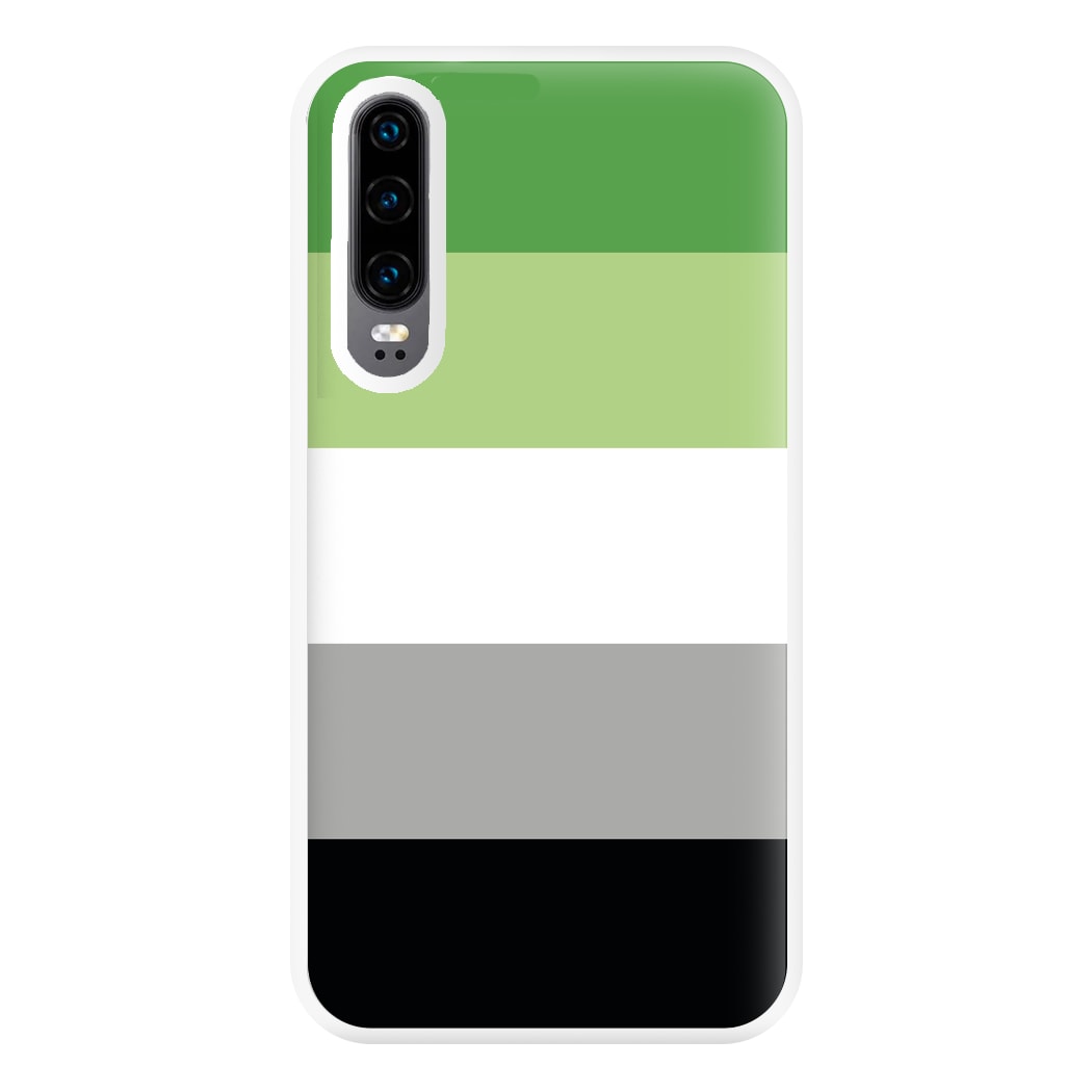 Aromantic Flag - Pride Phone Case for Huawei P30