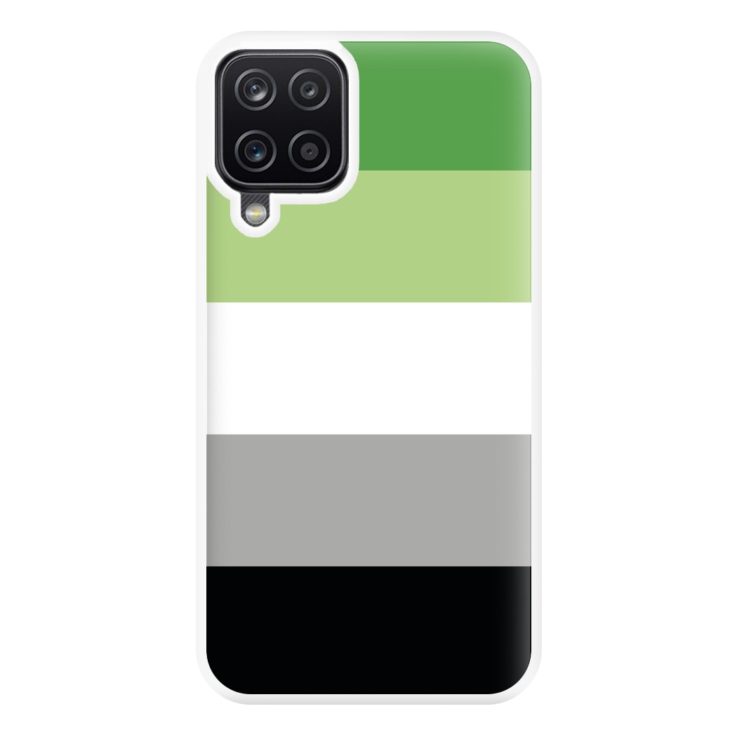 Aromantic Flag - Pride Phone Case for Galaxy A12