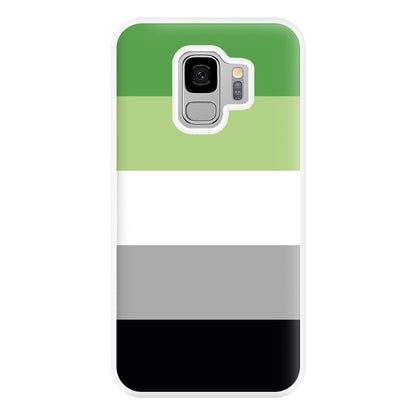 Aromantic Flag - Pride Phone Case for Galaxy S9 Plus