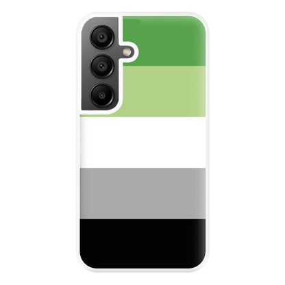 Aromantic Flag - Pride Phone Case for Galaxy A55