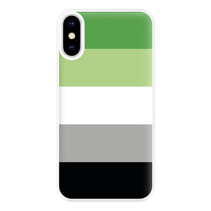 Aromantic Flag - Pride Phone Case for iPhone XS Max