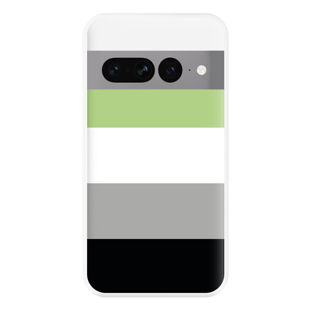 Aromantic Flag - Pride Phone Case for Google Pixel 7 Pro