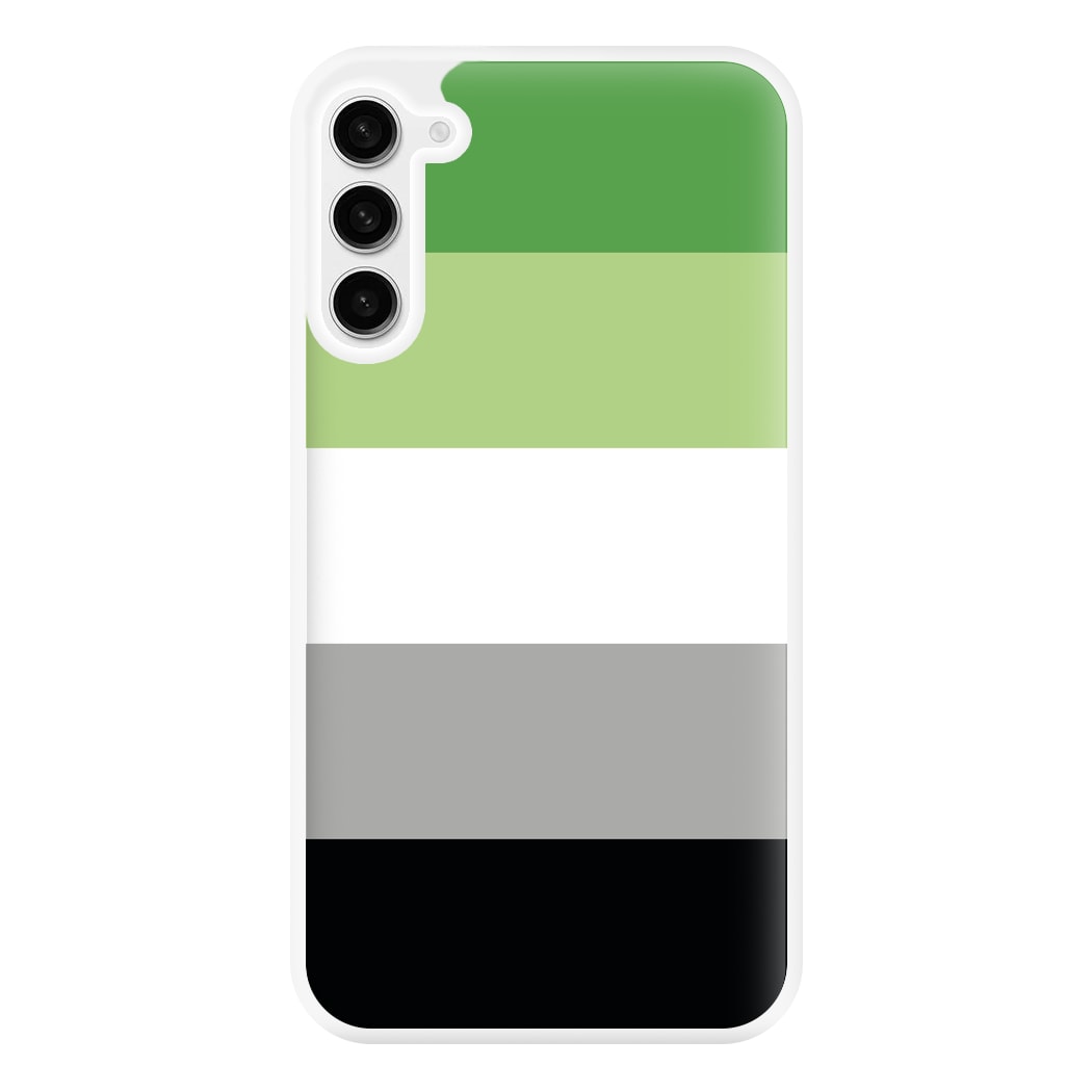 Aromantic Flag - Pride Phone Case for Galaxy S23FE