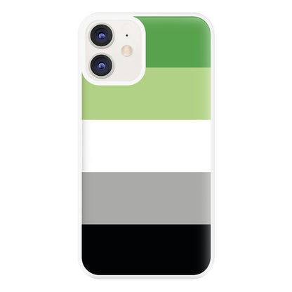 Aromantic Flag - Pride Phone Case for iPhone 11