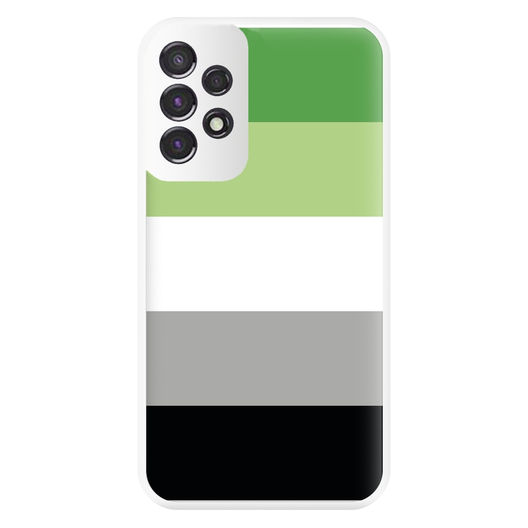 Aromantic Flag - Pride Phone Case for Galaxy A53