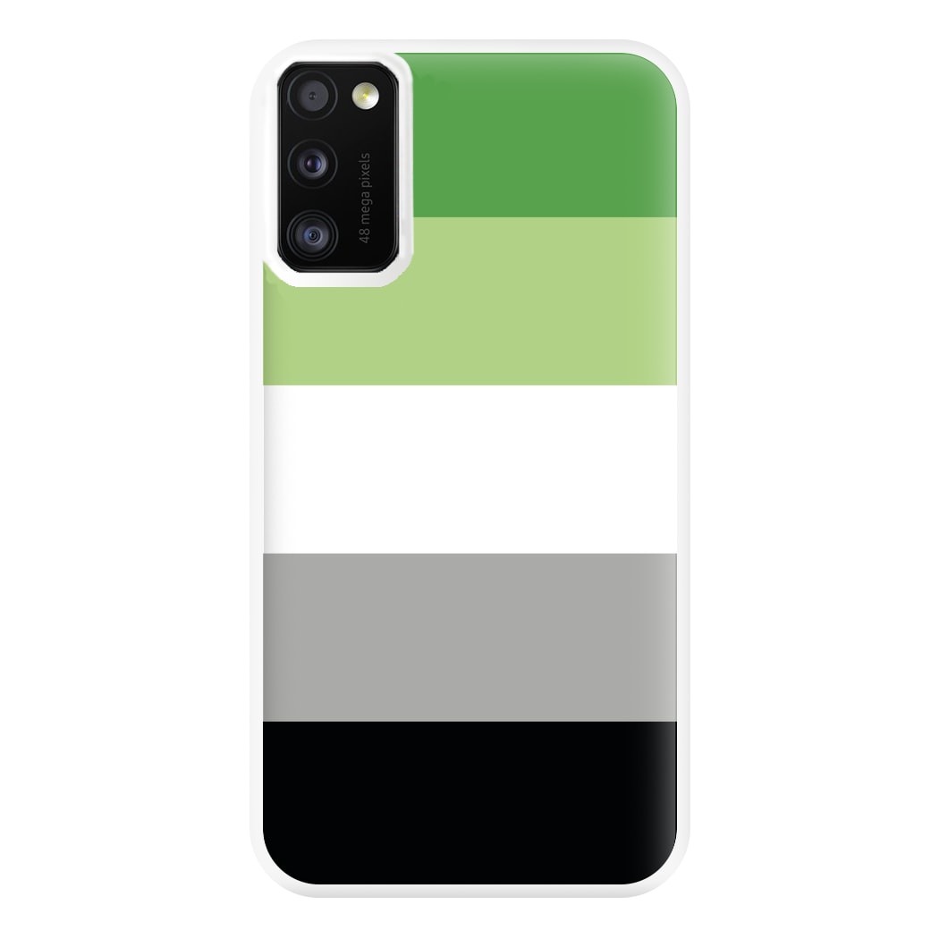 Aromantic Flag - Pride Phone Case for Galaxy A41