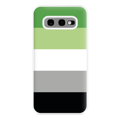 Aromantic Flag - Pride Phone Case for Galaxy S10e