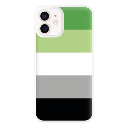 Aromantic Flag - Pride Phone Case for iPhone 12 Mini