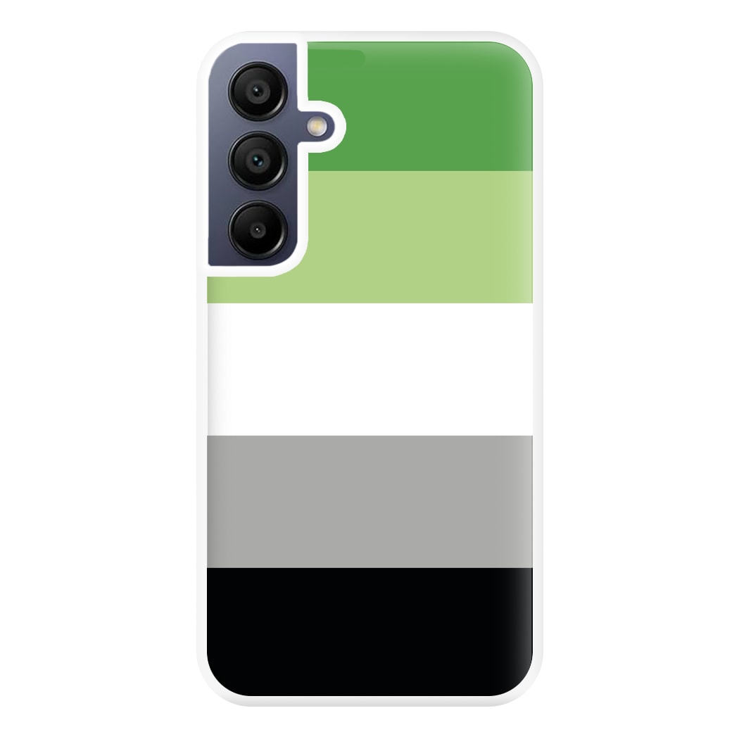 Aromantic Flag - Pride Phone Case for Galaxy A16