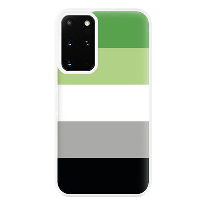 Aromantic Flag - Pride Phone Case for Galaxy S20 Plus