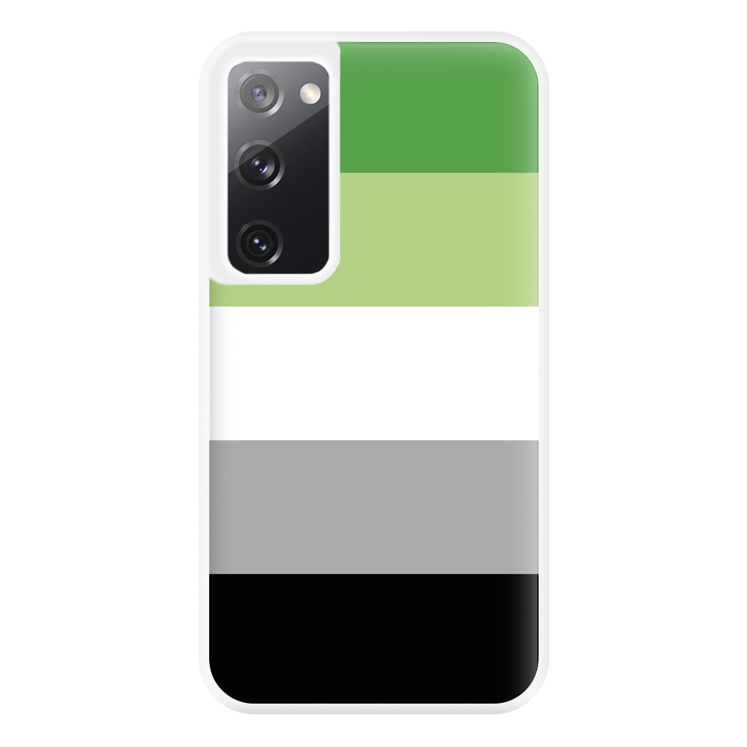 Aromantic Flag - Pride Phone Case for Galaxy S20FE