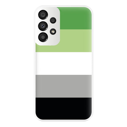 Aromantic Flag - Pride Phone Case for Galaxy A33