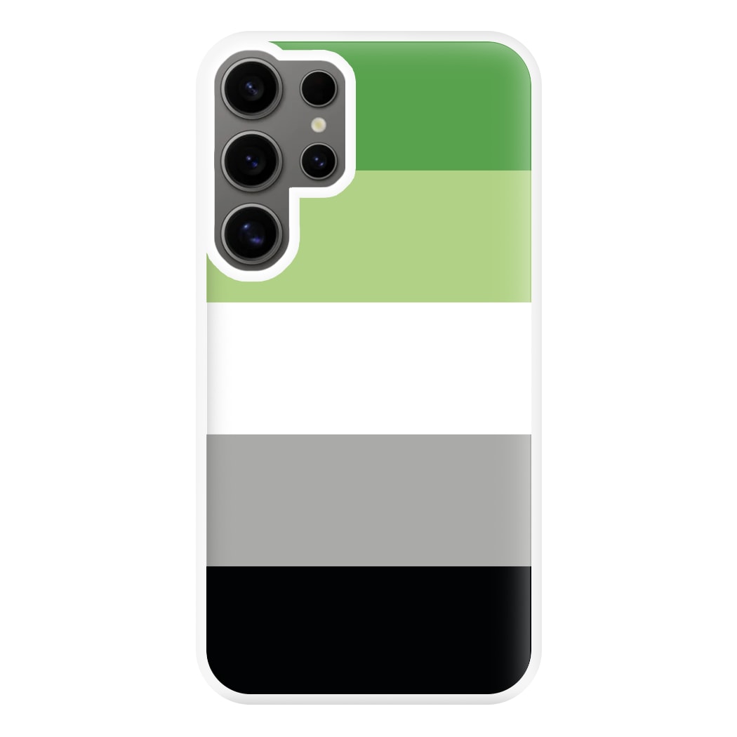 Aromantic Flag - Pride Phone Case for Galaxy S24 Ultra