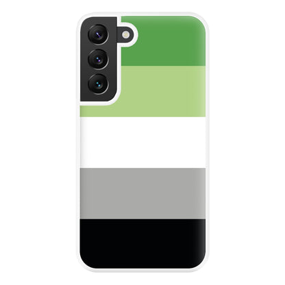 Aromantic Flag - Pride Phone Case for Galaxy S22 Plus