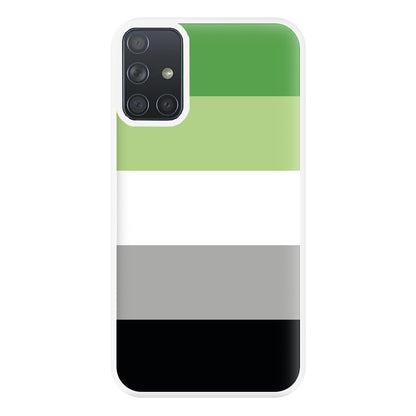 Aromantic Flag - Pride Phone Case for Galaxy A71