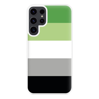 Aromantic Flag - Pride Phone Case for Galaxy S23 Ultra