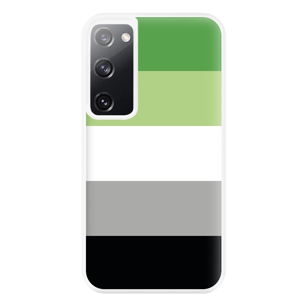 Aromantic Flag - Pride Phone Case for Galaxy S20