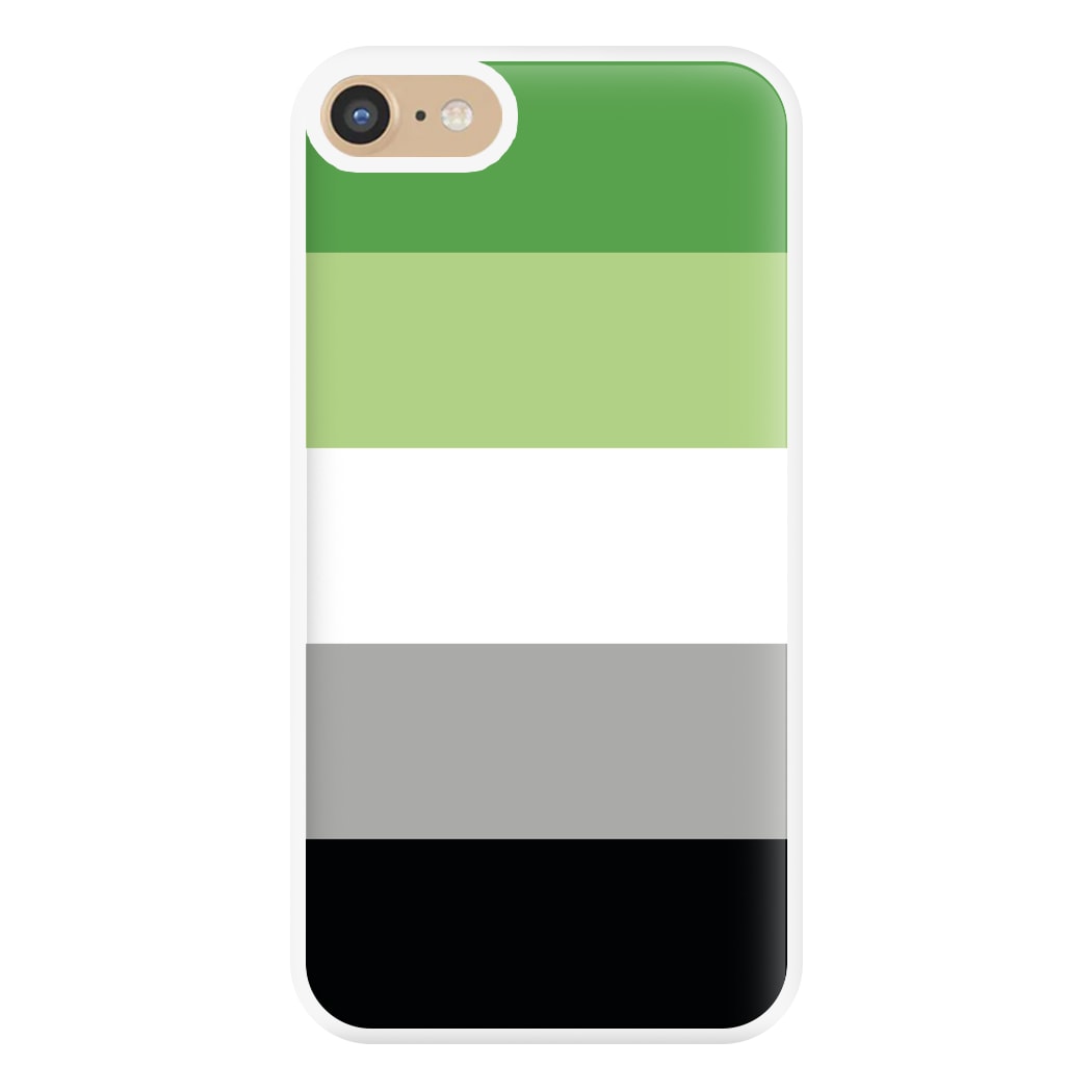 Aromantic Flag - Pride Phone Case for iPhone 6 / 7 / 8 / SE