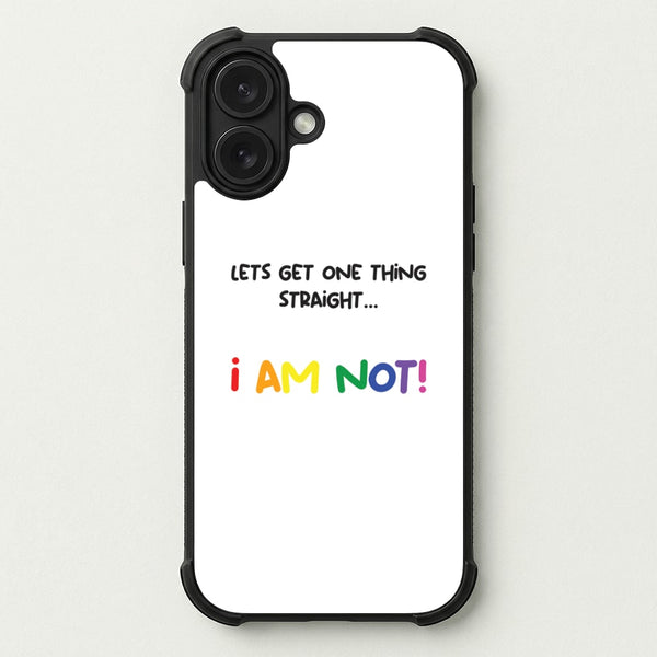 I Am Not - Pride Phone Case — Bumper case