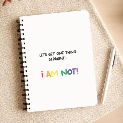 I Am Not - Pride Notepad