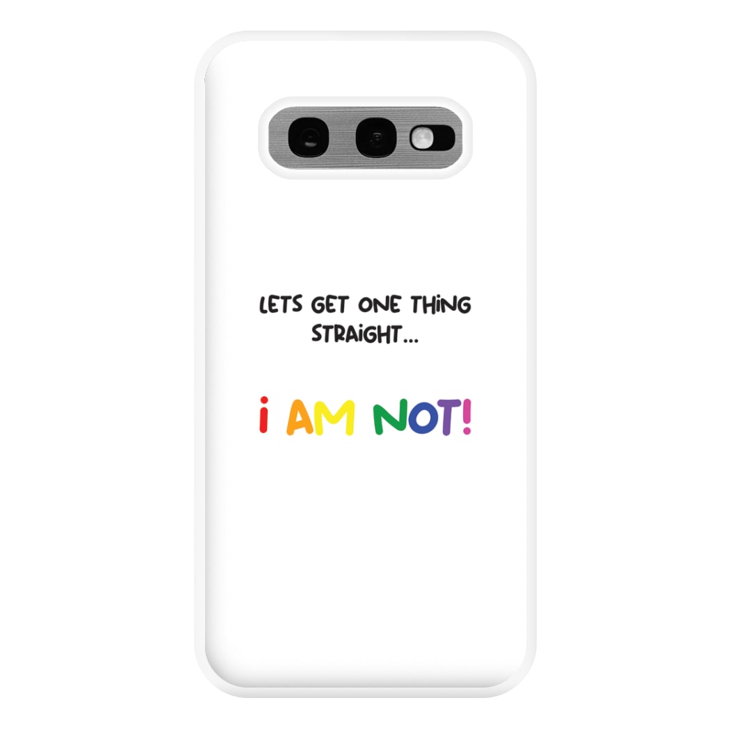 I Am Not - Pride Phone Case for Galaxy S10e