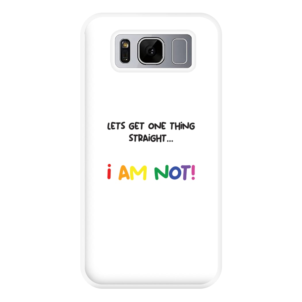 I Am Not - Pride Phone Case for Galaxy S8 Plus