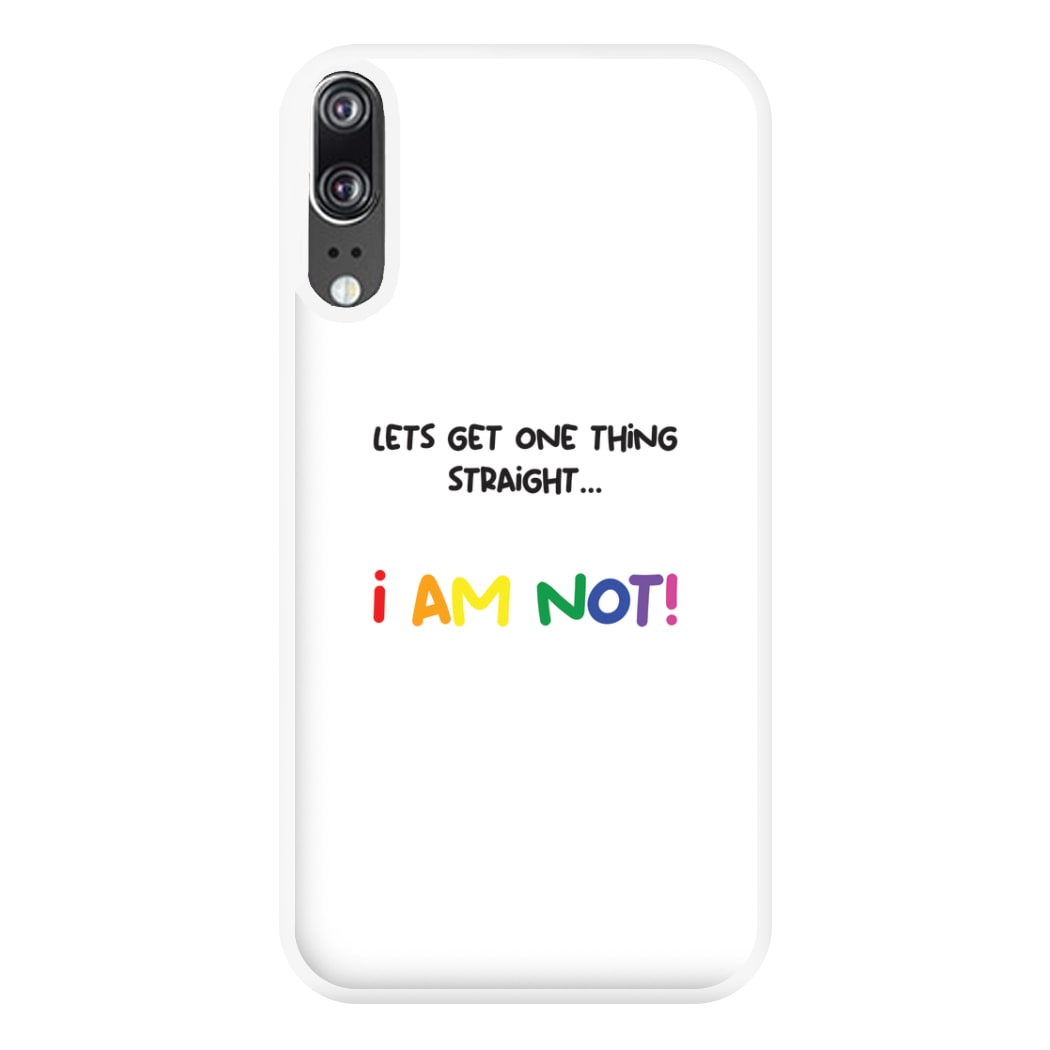 I Am Not - Pride Phone Case for Huawei P20