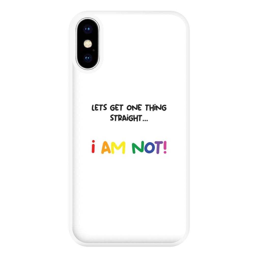 I Am Not - Pride Phone Case for iPhone XS Max