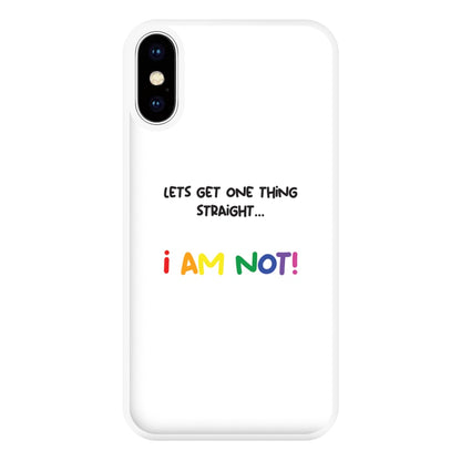 I Am Not - Pride Phone Case for iPhone XS Max