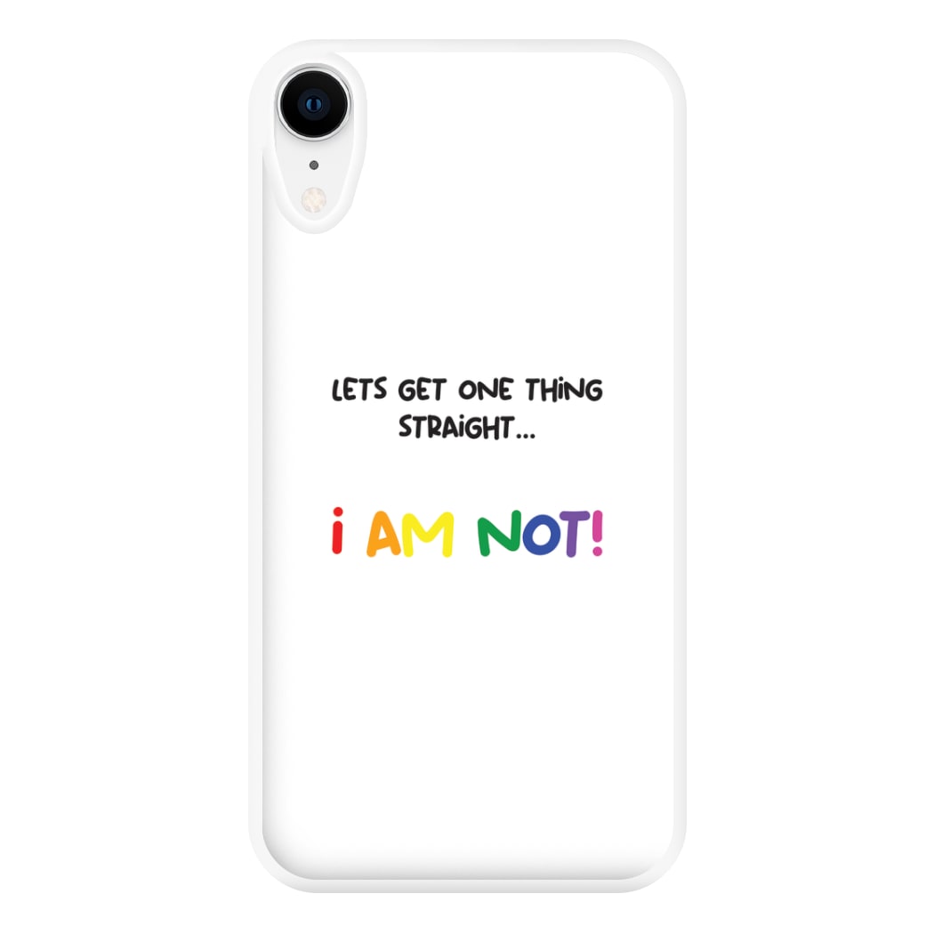 I Am Not - Pride Phone Case for iPhone XR