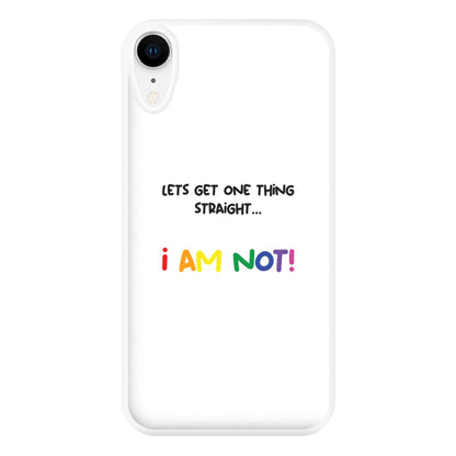 I Am Not - Pride Phone Case for iPhone XR