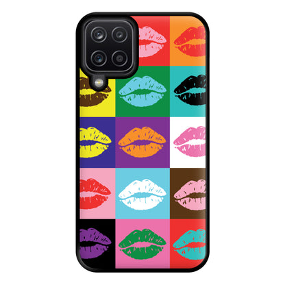 Lips Collage - Pride Phone Case for Galaxy A12