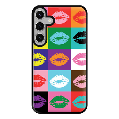 Lips Collage - Pride Phone Case for Galaxy S24FE