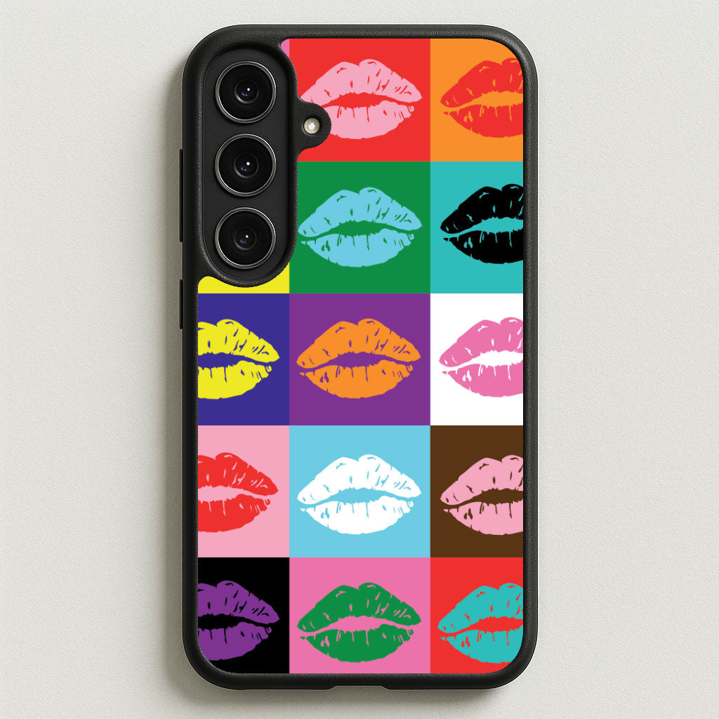 Lips Collage - Pride Phone Case for Galaxy S25FE