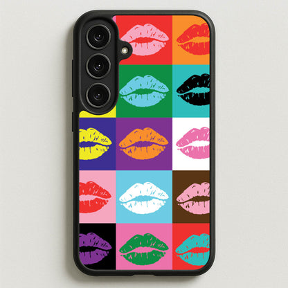Lips Collage - Pride Phone Case for Galaxy S25FE