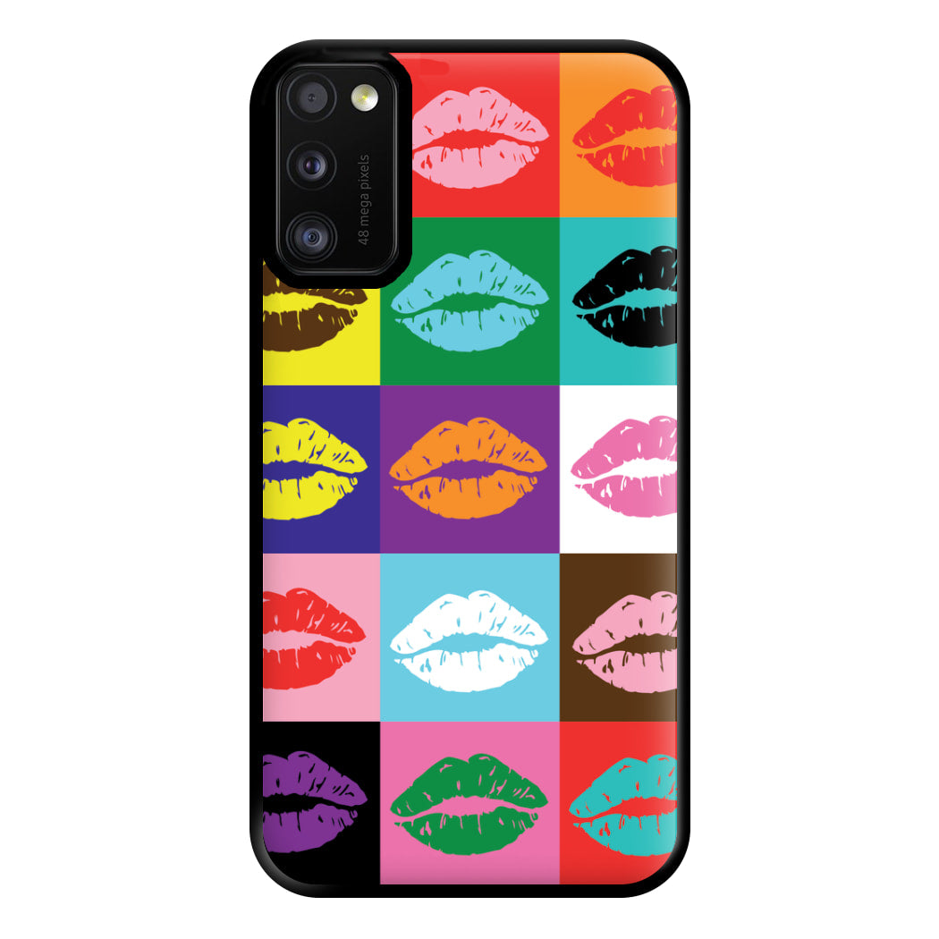 Lips Collage - Pride Phone Case for Galaxy A41