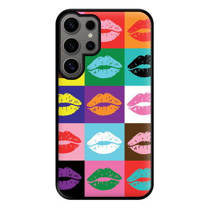 Lips Collage - Pride Phone Case for Galaxy S24 Ultra