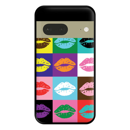 Lips Collage - Pride Phone Case for Google Pixel 7a