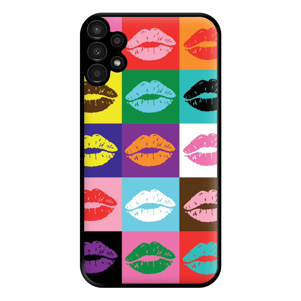 Lips Collage - Pride Phone Case for Galaxy A13