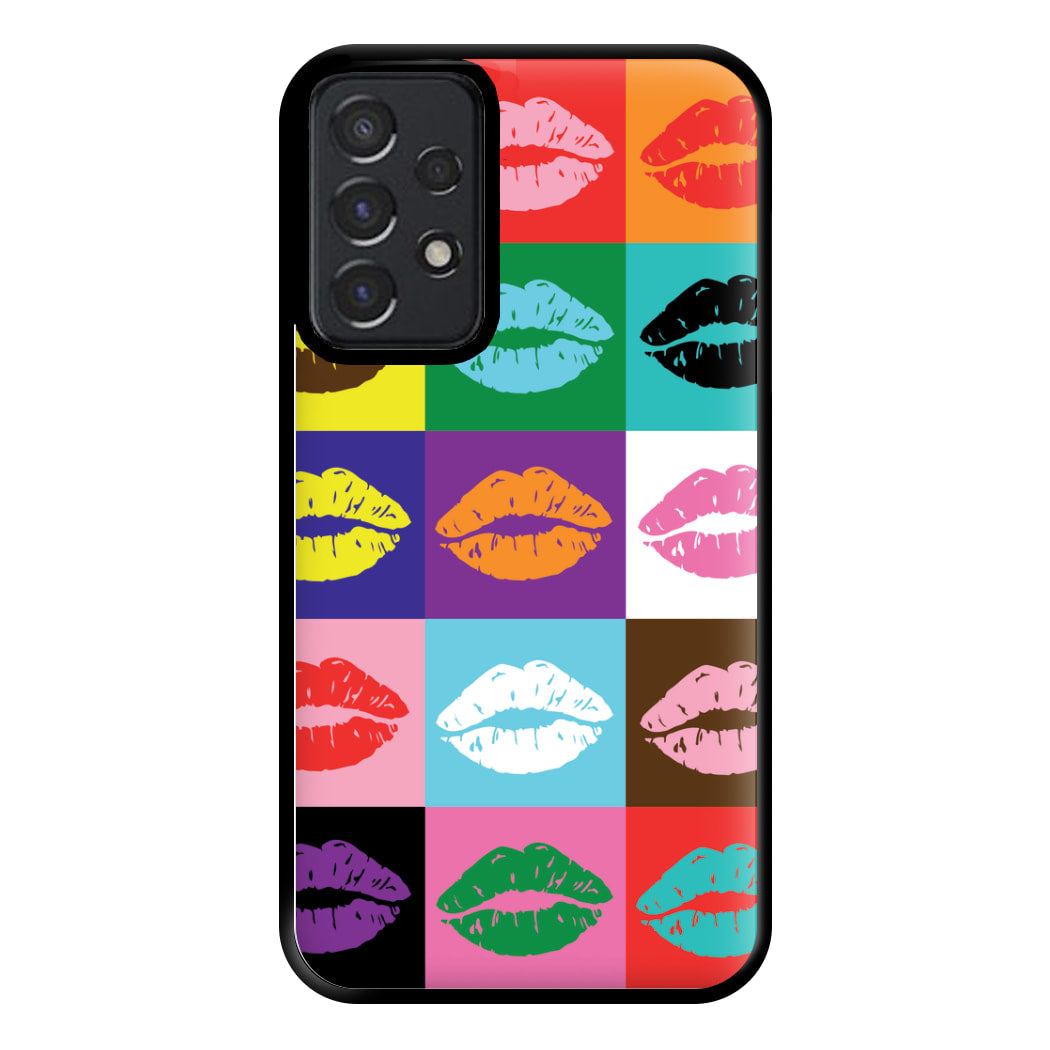 Lips Collage - Pride Phone Case for Galaxy A52 / A52s