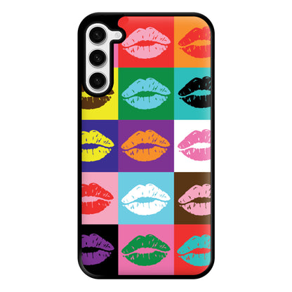 Lips Collage - Pride Phone Case for Galaxy S23 Plus