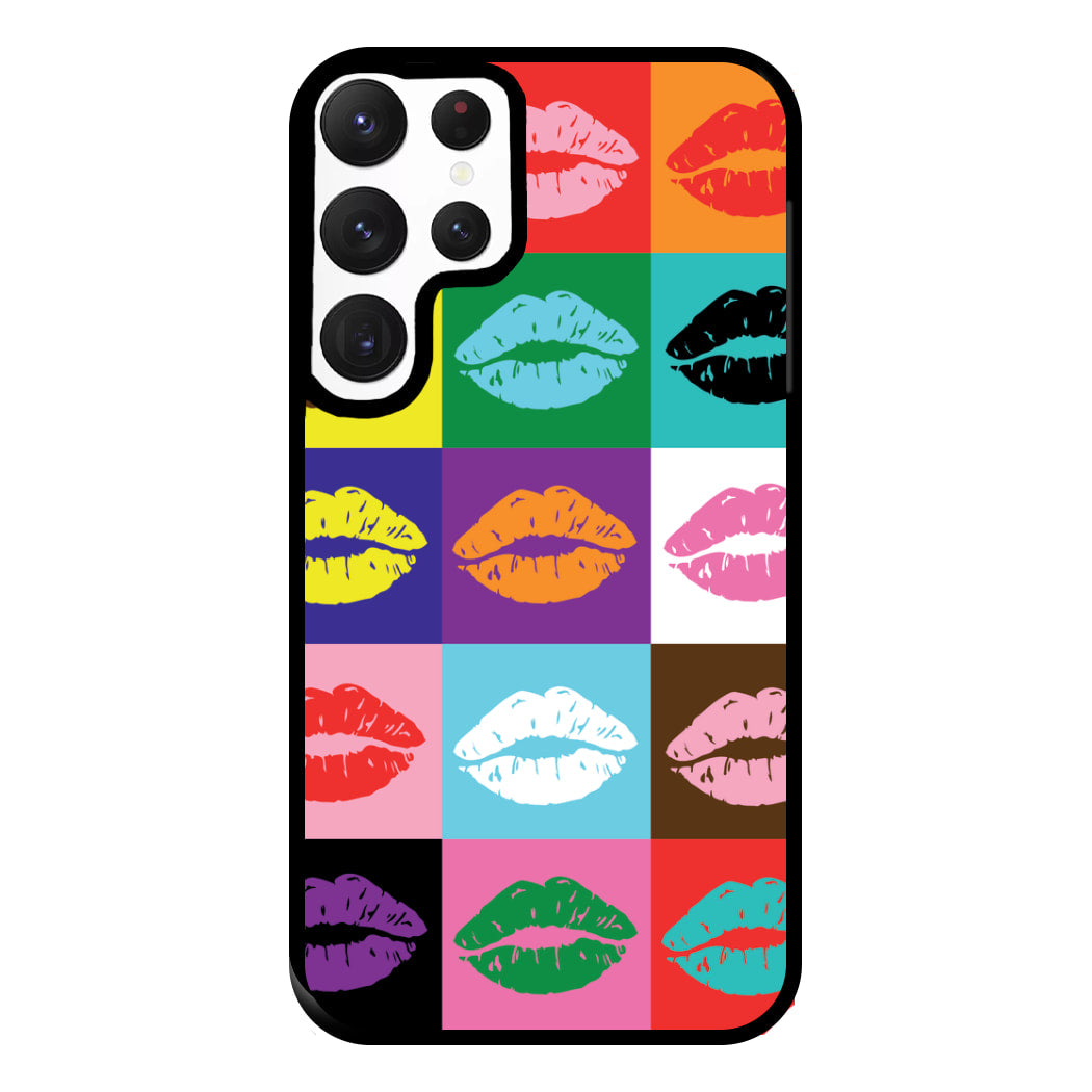 Lips Collage - Pride Phone Case for Galaxy S22 Ultra