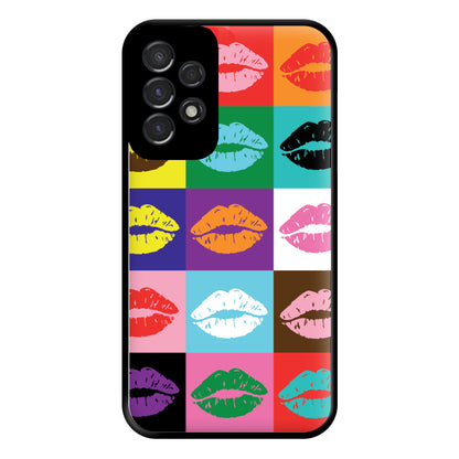 Lips Collage - Pride Phone Case for Galaxy A53