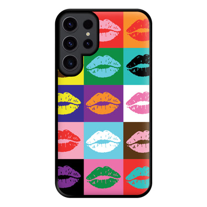 Lips Collage - Pride Phone Case for Galaxy S23 Ultra