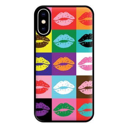 Lips Collage - Pride Phone Case for iPhone XS Max